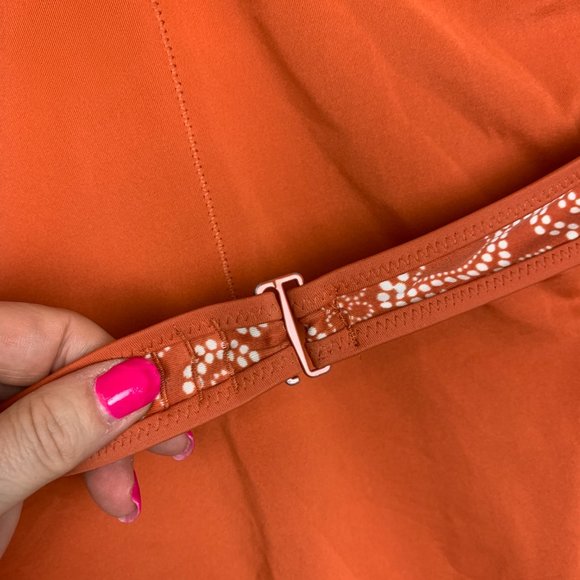 Aerie One Piece Cut Out Halter Swimsuit Size Large - Picture 4 of 8